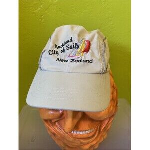 Vintage Travel cap Auckland "city of sails" New Zealand sailing cap
